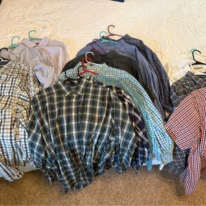 Izod Men's Casual Button Down Shirts - Plaid and Solid Colors